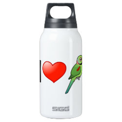 I Love Alexandrine Parakeets SIGG Thermo Bottle (0.5L)