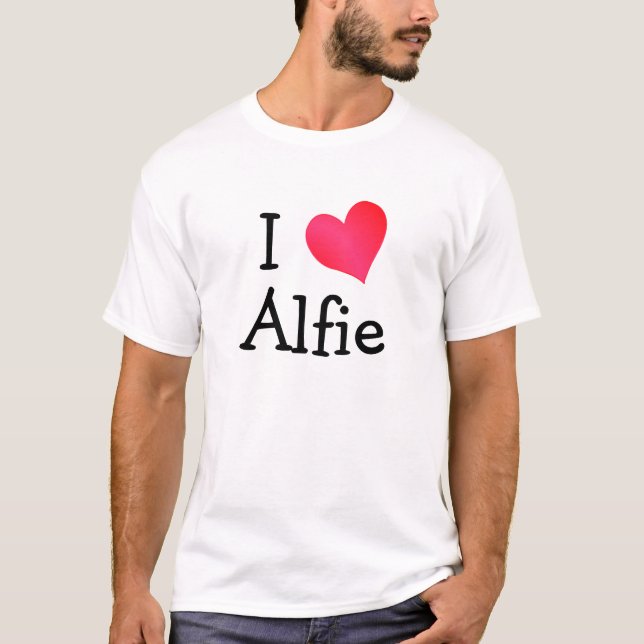 I Love Alfie T-Shirt (Front)