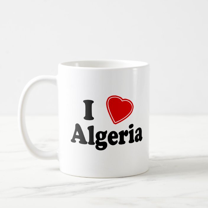 I Love Algeria Drinkware