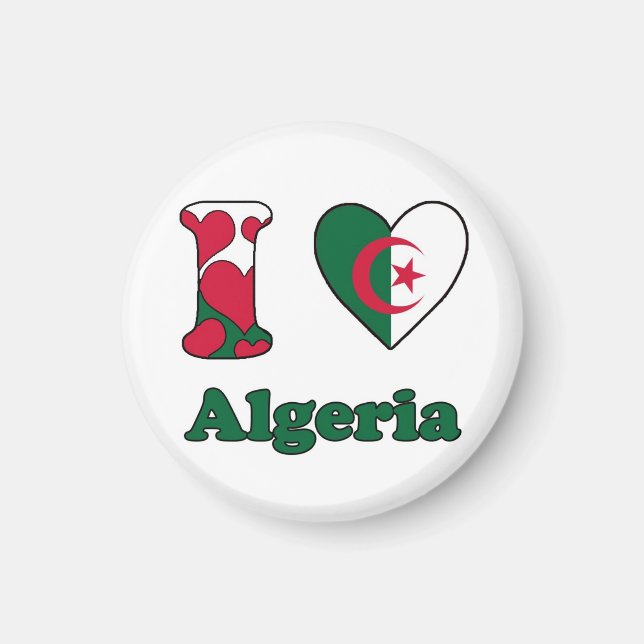 I love Algeria Magnet (Front)