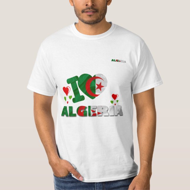 I LOVE ALGERIA T-SHIRT (Front)