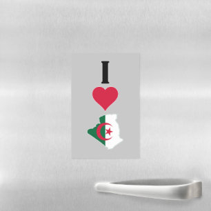I Love Algeria Vertical I Heart Algeria Country Fl Magnetic Dry Erase Sheet