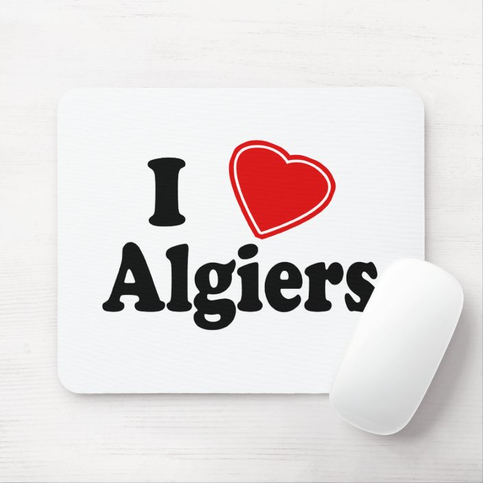 I Love Algiers Mousepad