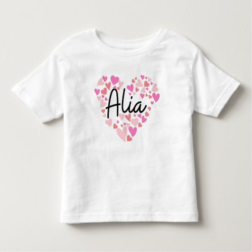 I love Alia _ hearts for Alia Toddler T_shirt