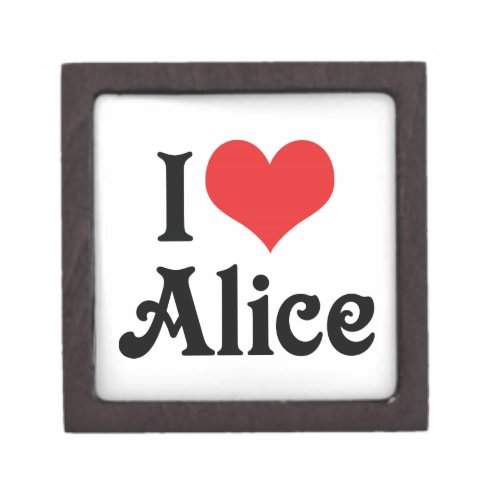 I Love Alice Gift Box