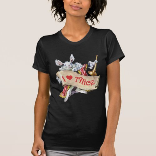 I LOVE ALICE IN WONDERLAND T_Shirt