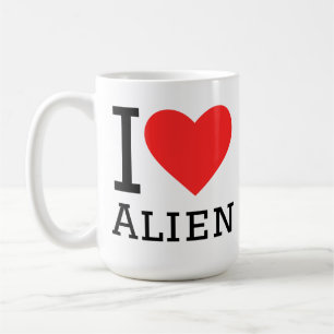I love alien coffee mug