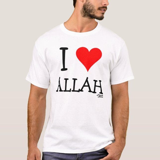 I Love Allah T-Shirt (Front)