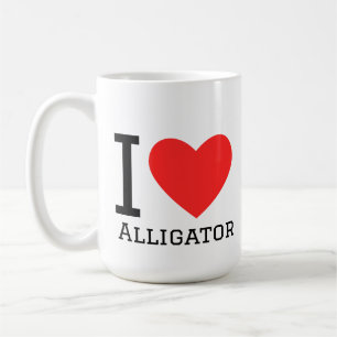 I love alligator coffee mug