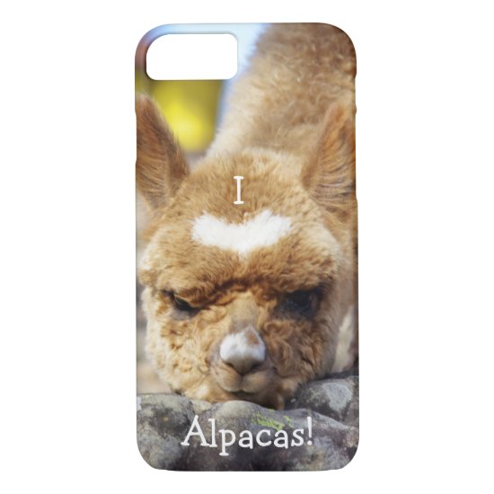 I love alpacas cell phone case