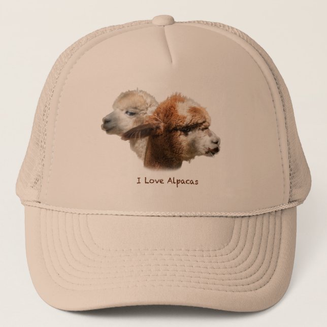 I Love Alpacas Hat (Front)