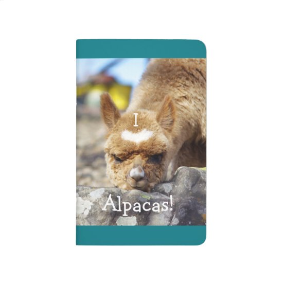 I Love Alpacas Pocket Journal