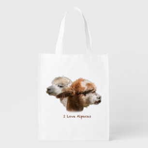 I love Alpacas Reusable Bag