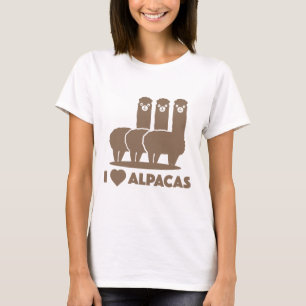 I Love Alpacas T-Shirt