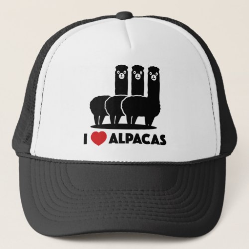 I Love Alpacas Trucker Hat