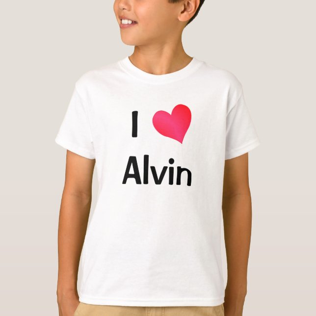 I Love Alvin T-Shirt (Front)