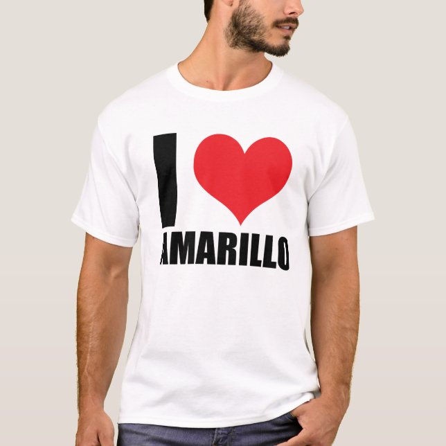 I love Amarillo T-Shirt (Front)