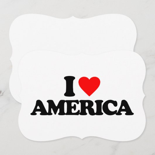 I LOVE AMERICA (Front/Back)
