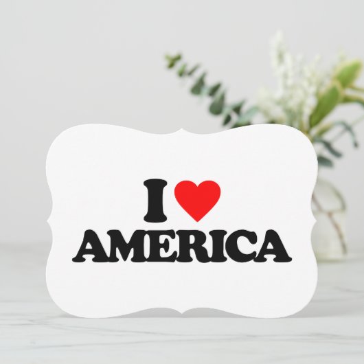 I LOVE AMERICA (Standing Front)
