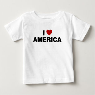 I Love America Baby T-Shirt