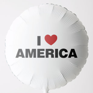 I Love America Balloon