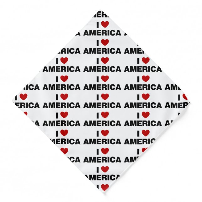 I Love America Bandana (Front)