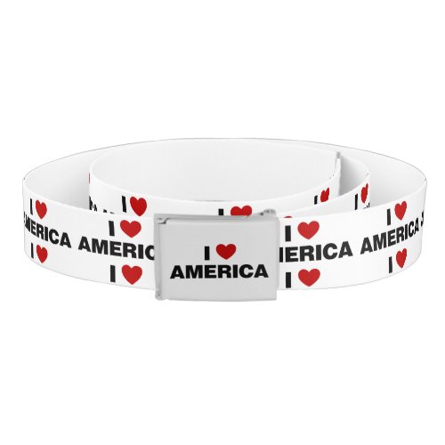 I Love America Belt