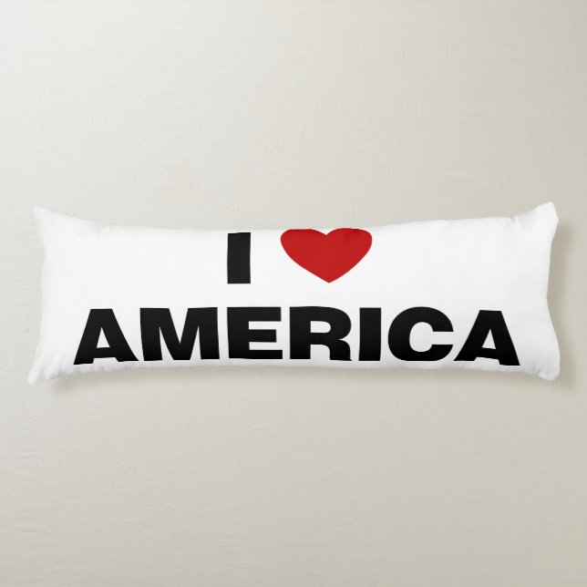 I Love America Body Pillow (Front)