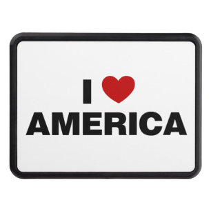 I Love America Hitch Cover