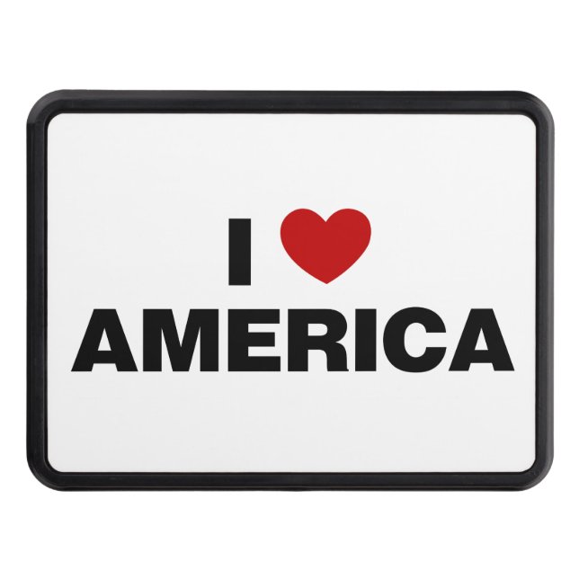 I Love America Hitch Cover (Front)