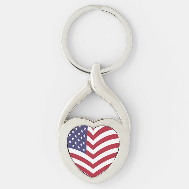 I LOVE AMERICA KEYCHAIN (Front)