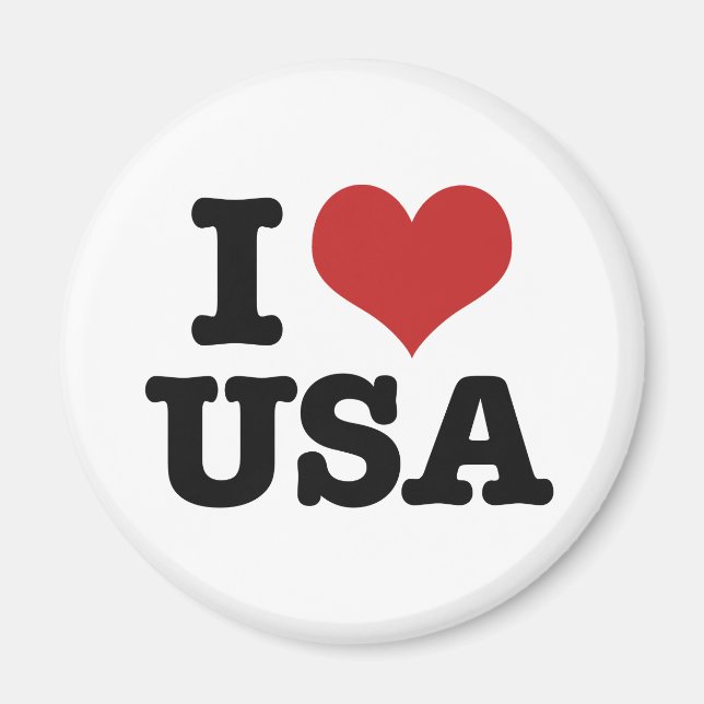 I Love America Magnet (Front)