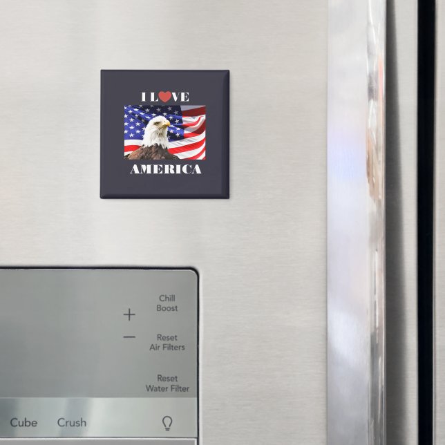 I Love America Magnet (In Situ (Fridge))