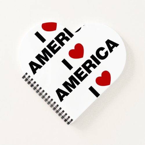 I Love America Notebook