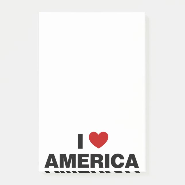 I Love America Post-it Notes (Front)
