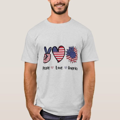 I love america T_Shirt