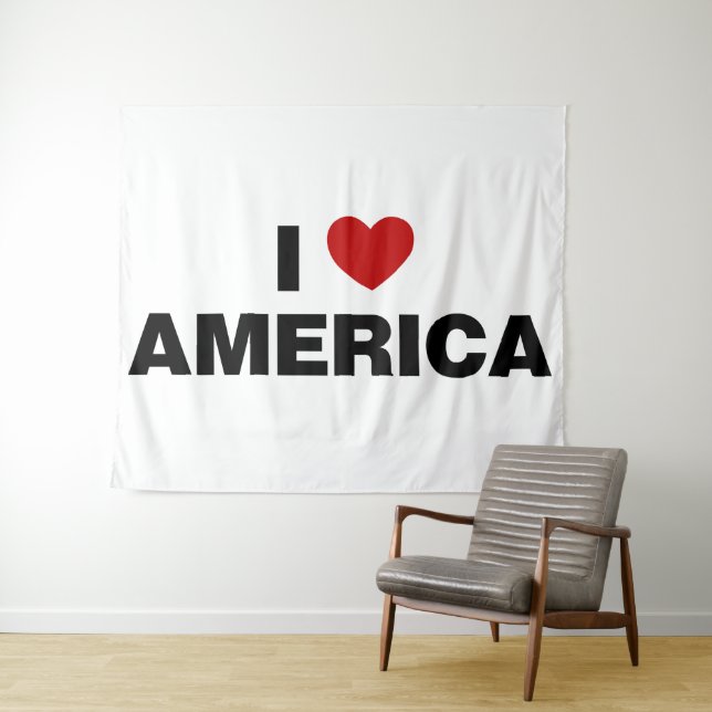 I Love America Tapestry (In Situ (Horizontal))