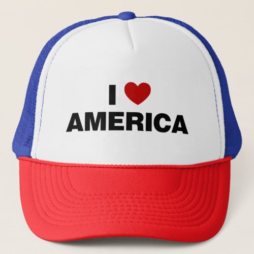 I Love America Trucker Hat