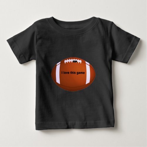 I love American footballspng Baby T_Shirt