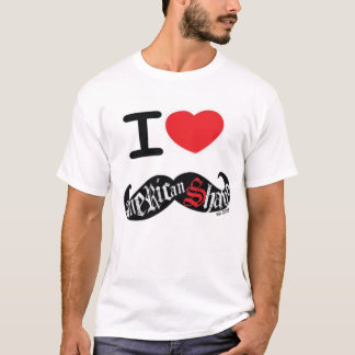 I Love American Shave's Mustache Est. 2008 T-Shirt