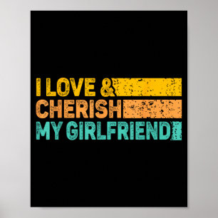 I Love & Cherish My Girlfriend Romantic Relati Poster