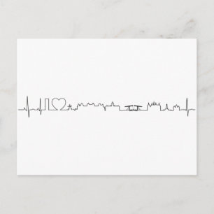 I love Amsterdam (ecg style) souvenir Postcard