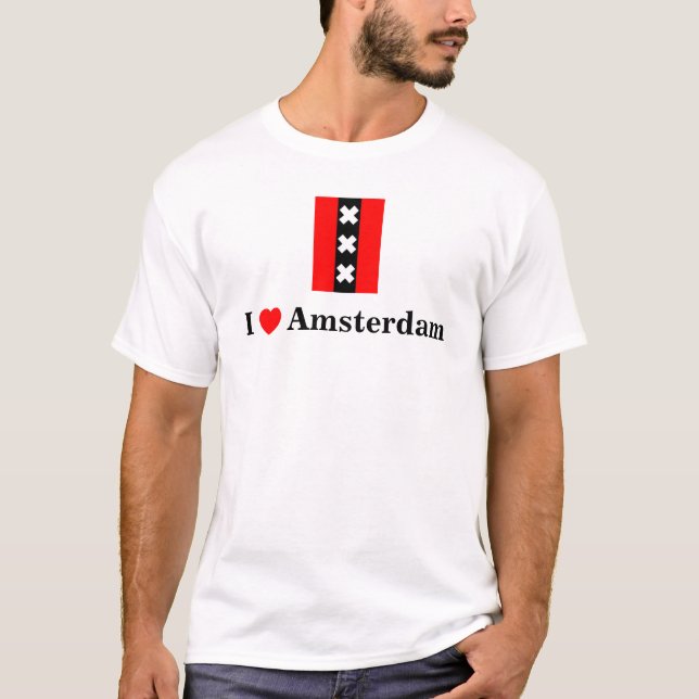 I love Amsterdam (incl. Amsterdam logo) T-Shirt (Front)