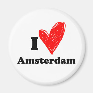 I love Amsterdam Magnet