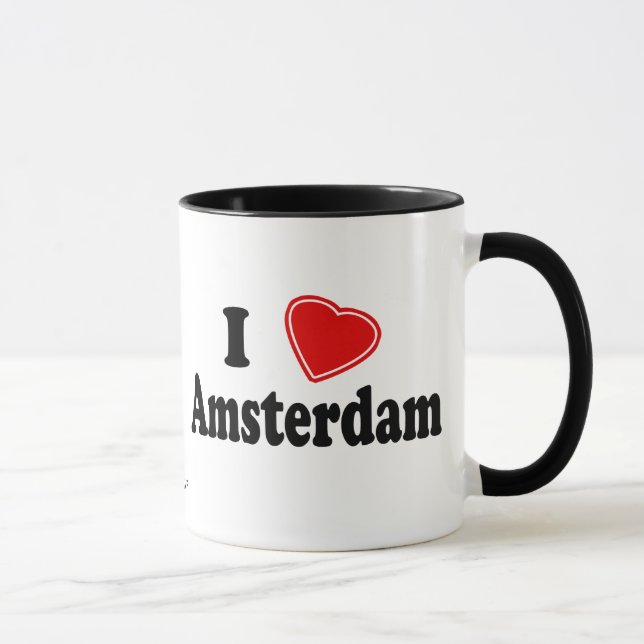 I Love Amsterdam Mug (Right)