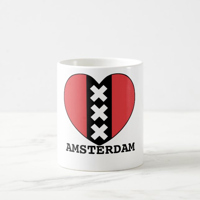 I LOVE AMSTERDAM sulk By Amsterdamned Coffee Mug (Center)