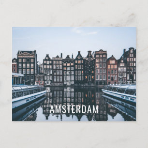 I love Amsterdam Travel The Netherlands Postcard