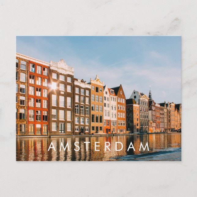 I love Amsterdam Travel The Netherlands Postcard (Front)