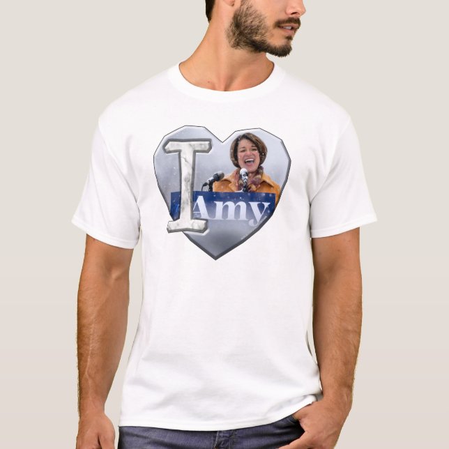 I Love Amy Klobuchar - T-Shirt (Front)