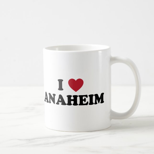 I Love Anaheim California Coffee Mug (Right)